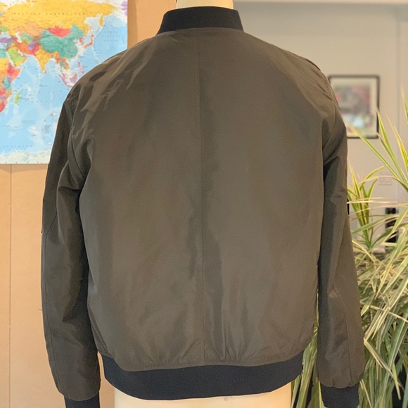Zara dark green bomber jacket - Picture 2 of 4